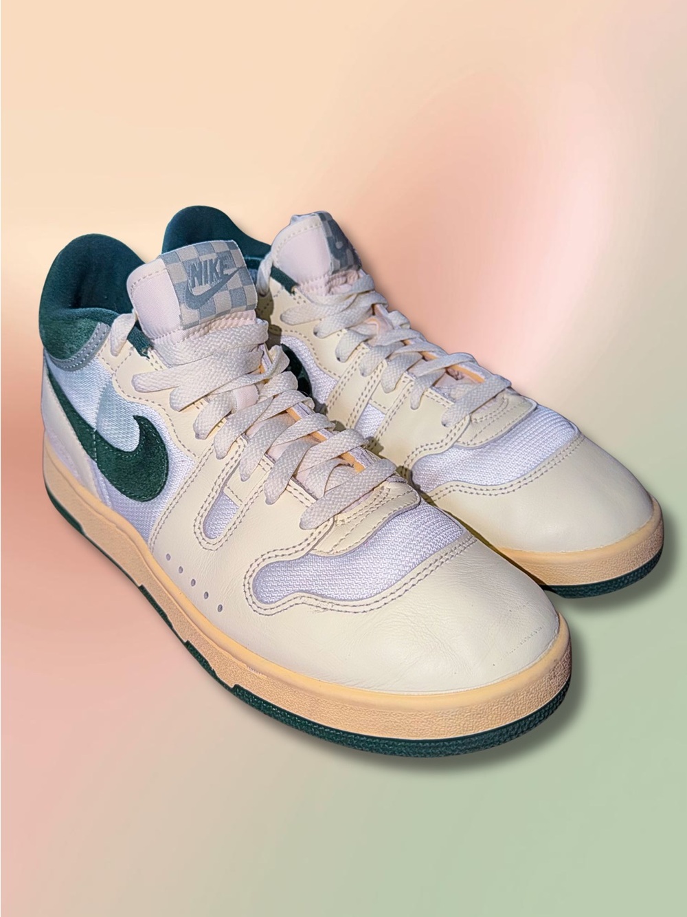 Nike Full Force Low Men’s 10 Sail Fir Green FZ2097-100 Retro Basketball